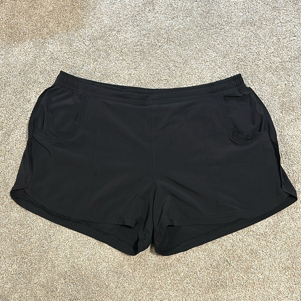 Athleta black athletic shorts.  Size L